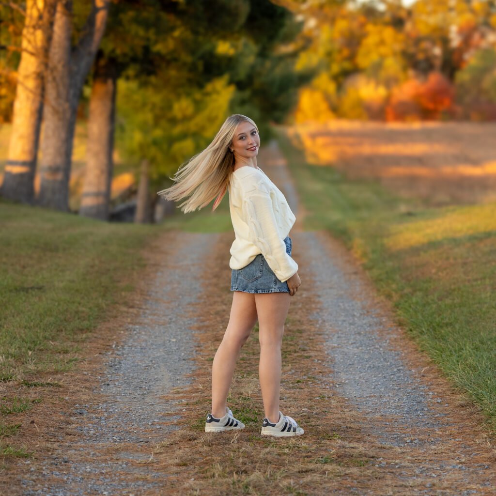 The perfect hair flip