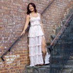 Senior Portraits on Staircase in Virginia